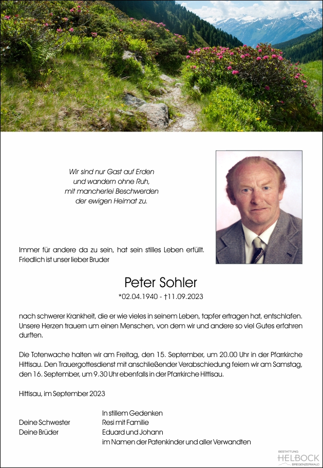 Peter Sohler